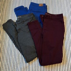 American Eagle 3 Pair Super Stretch Jegging