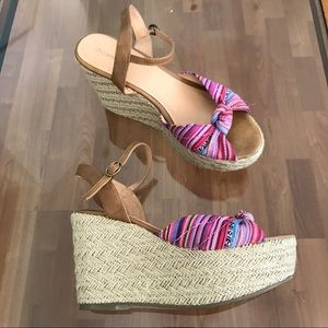 PRICE FIRM Summer "Flatform" Wedges