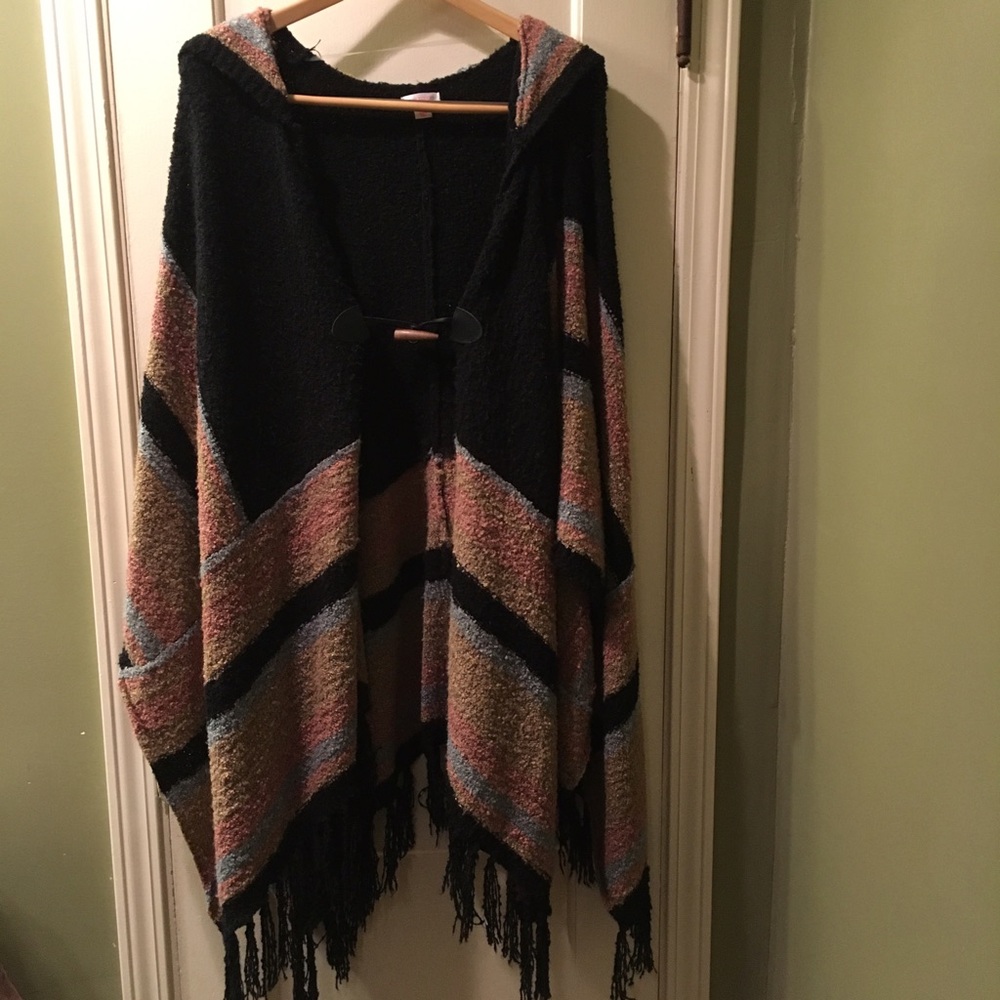 Xhilaration poncho sweater