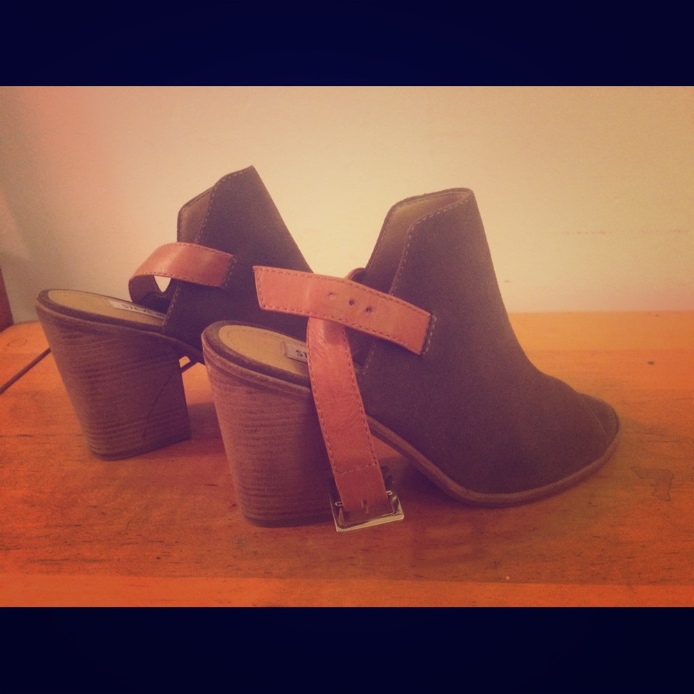 Steve Madden Open Toe Booties