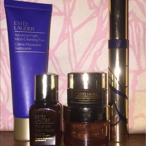 Estée Lauder Night Repair, Mascara, & Cleanser