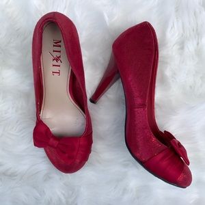 FINAL MARKDOWN! Mixit ruby shimmer heels