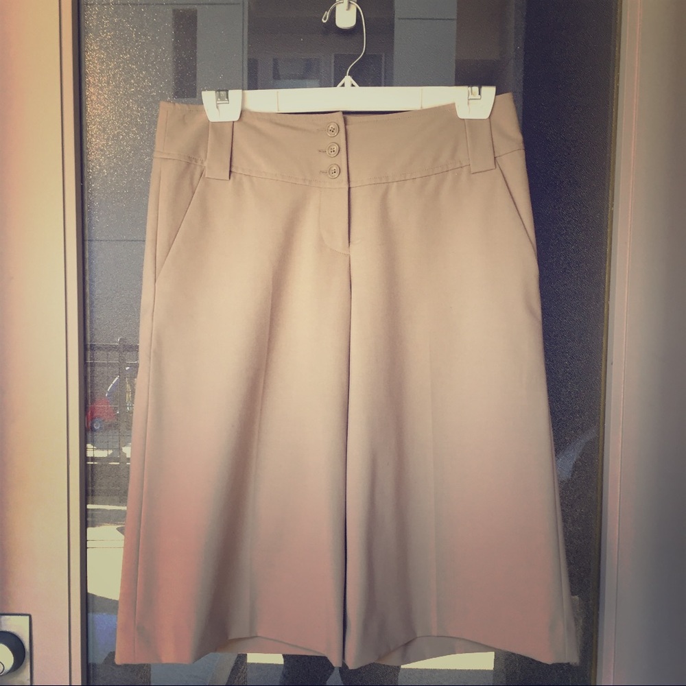 LOFT Tan Culottes