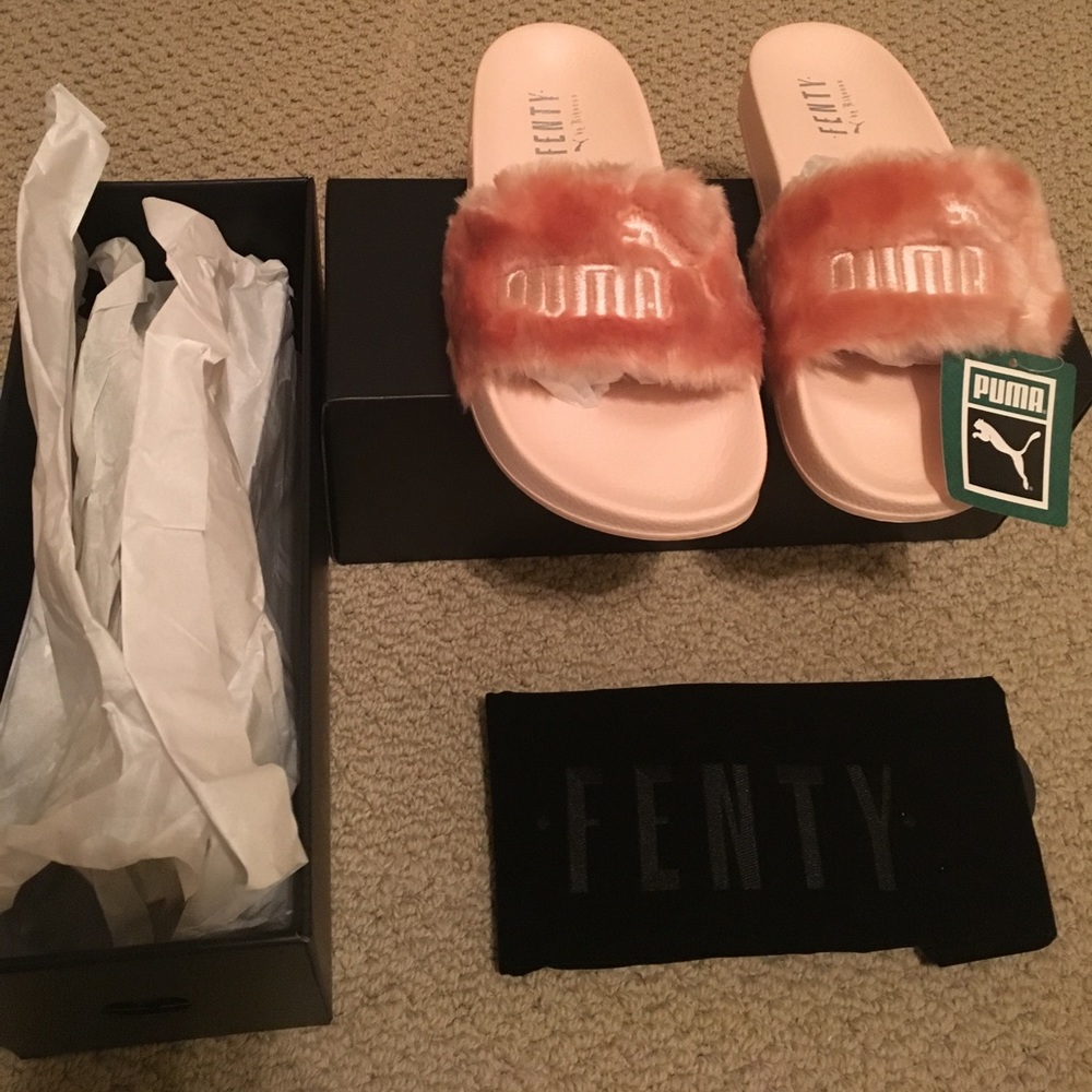 Puma X Rihanna Leadcat Fenty Slides