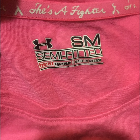 Under Armour Breast Cancer Awareness Tee - Picture 2 of 2