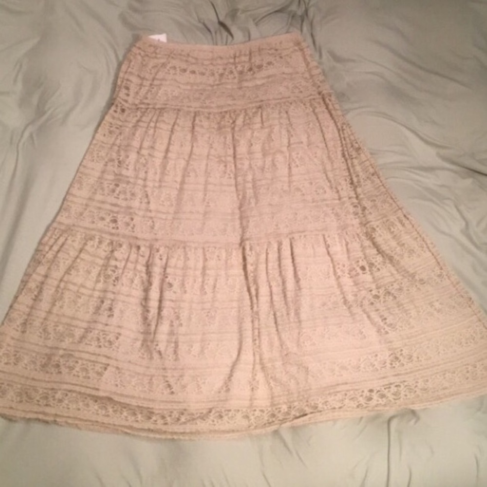 NWT Lace Maxi Skirt