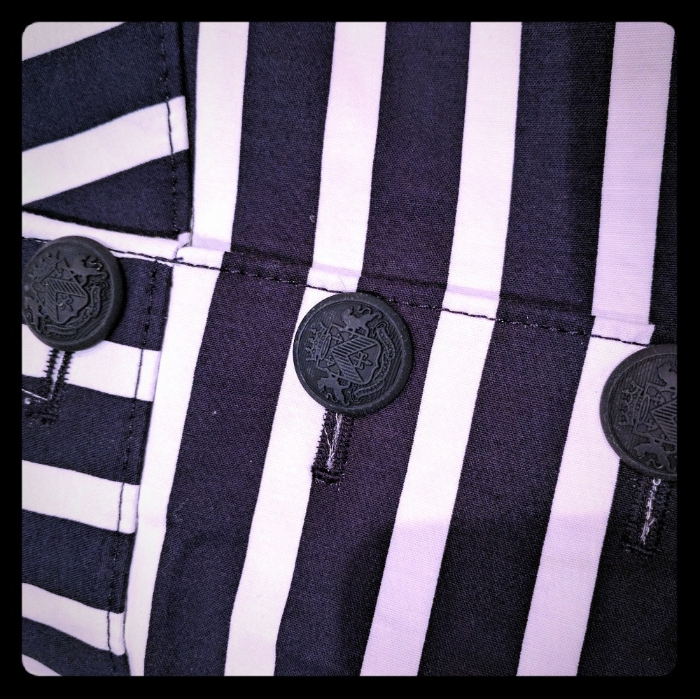 Express Ankle Sailor Striped Pants
