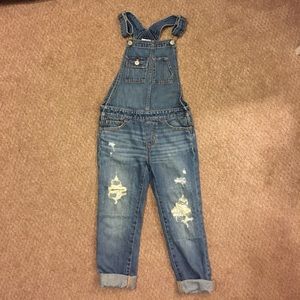 Girls Gap jean overalls
