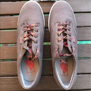 Grey lace up Vans