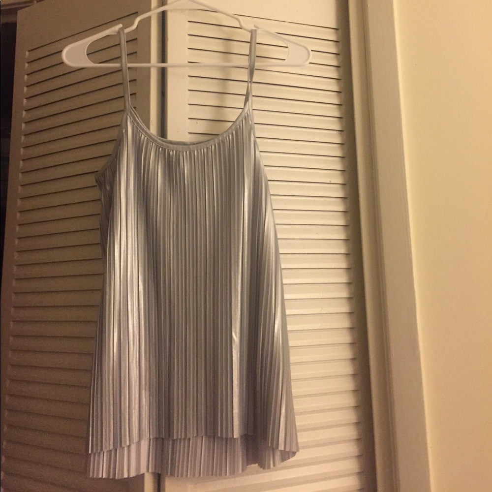 H&M silver tank