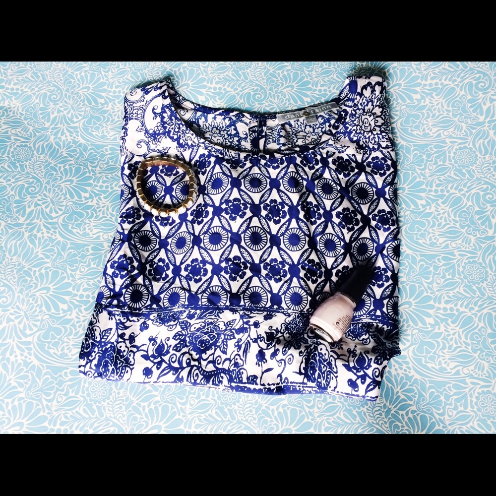 Patterned In Blue