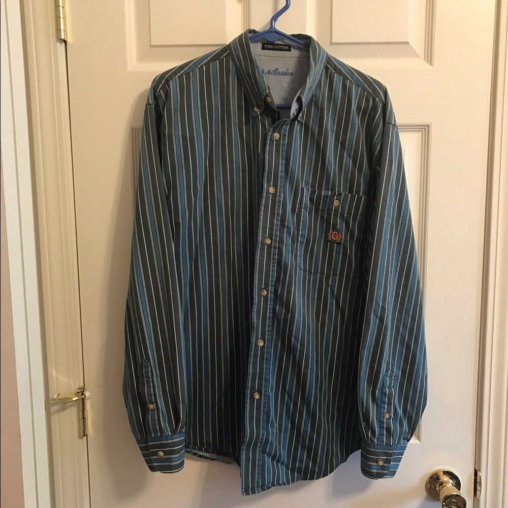 BB Classics Men’s Button-Down Shirt | Size Medium — Cotton