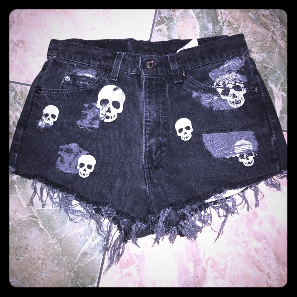 Levi's - Furst of A Kind black Jean shorts
