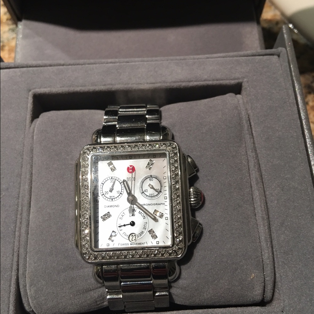 Michele Deco mosaic diamond mother of pearl Ladies - Picture 2 of 7