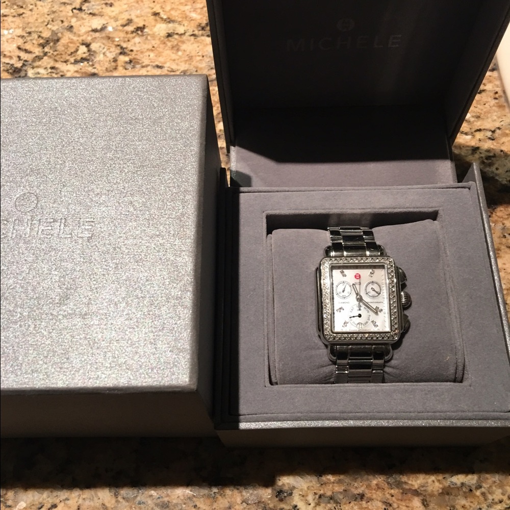 Michele Deco mosaic diamond mother of pearl Ladies - Picture 3 of 7