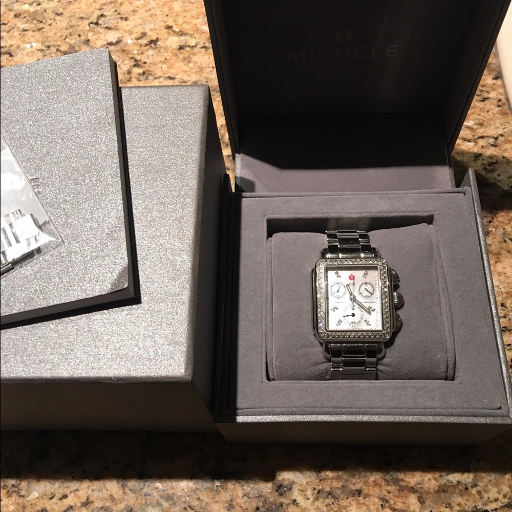 Michele Deco mosaic diamond mother of pearl Ladies - Picture 4 of 7