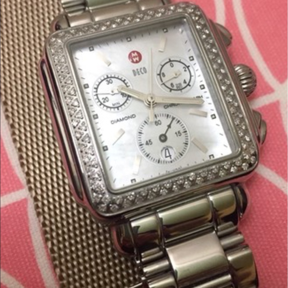 Michele Deco mosaic diamond mother of pearl Ladies - Picture 7 of 7