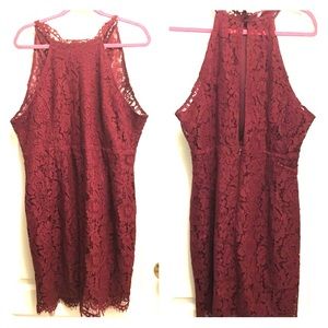 PRICE DROP! Make an offer!  Maroon Cocktail Dress