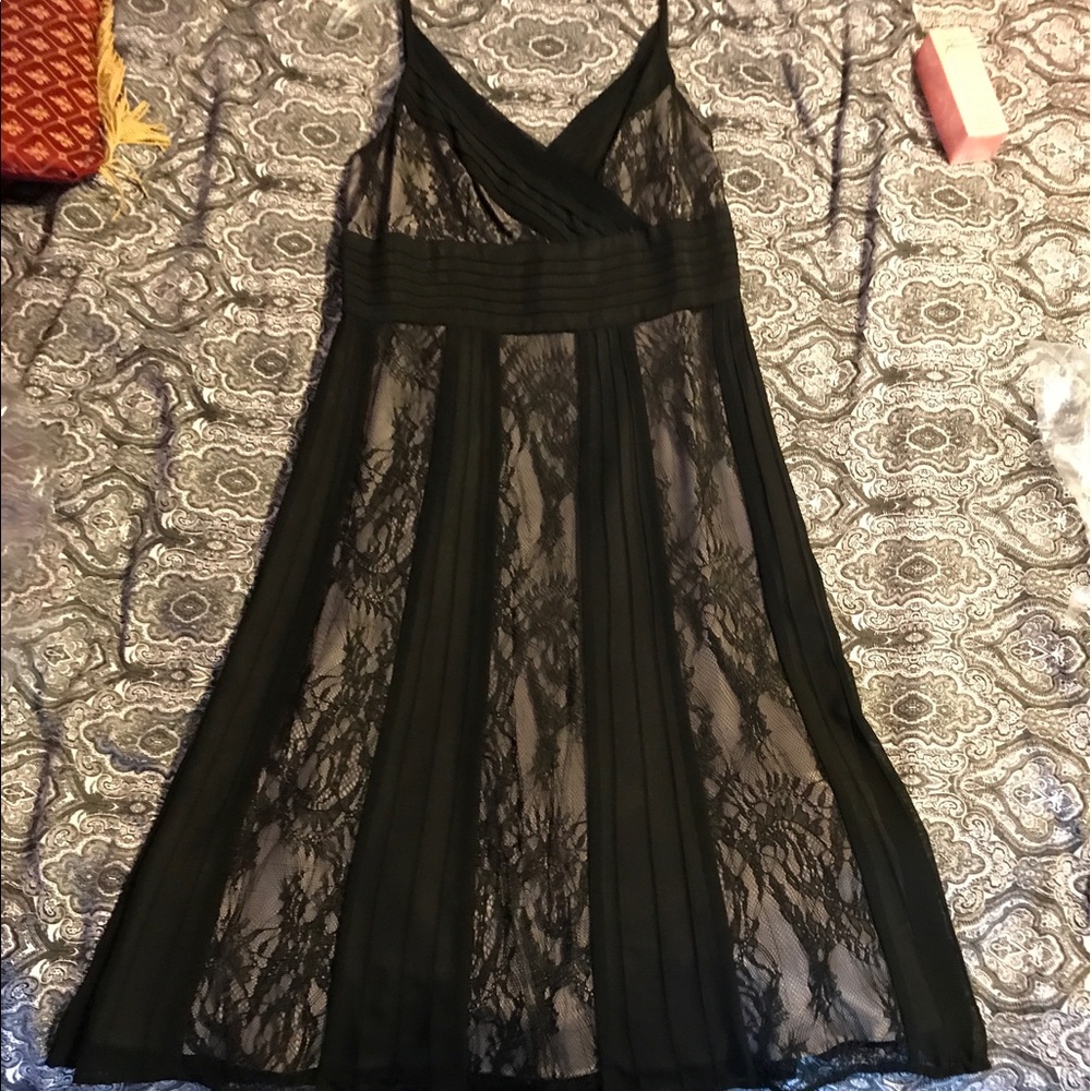 Loft lace and chiffon dress