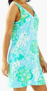 NWT Lilly Pulitzer Calissa Dress Lagoon Green
