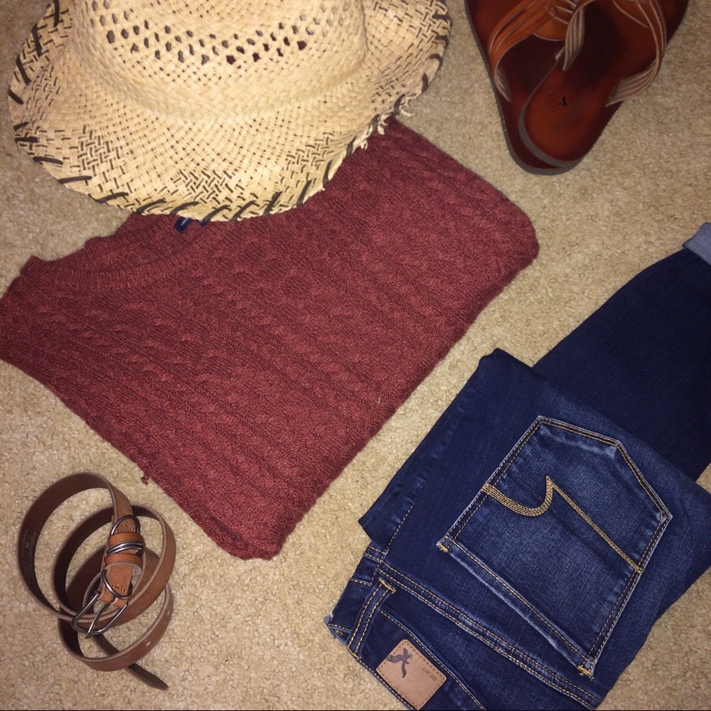 American Eagle Side-Zip Sweater