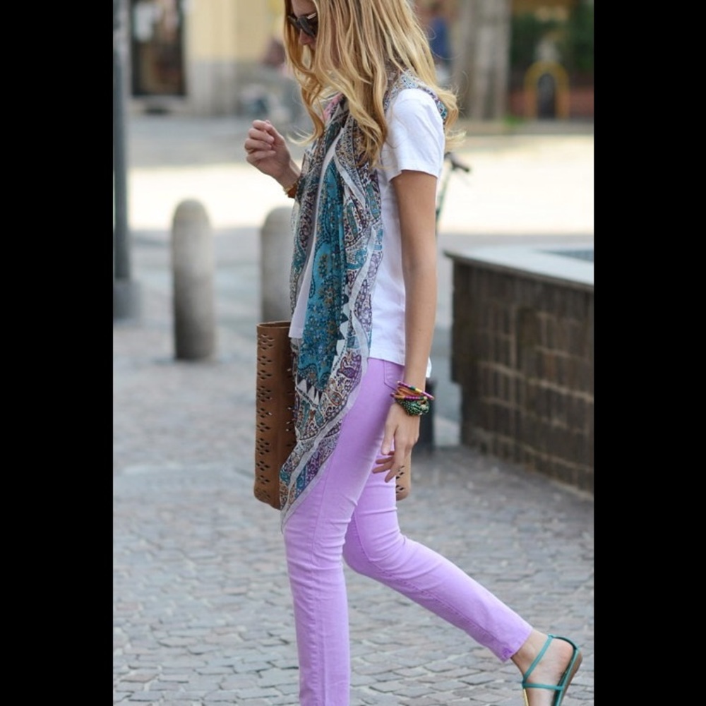 J CREW Lavender Corduroy Pants