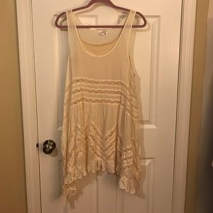 Free People Voile and Lace Trapeze Dress