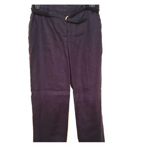 New- Navy blue Linen pants