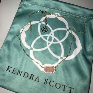 Pink Drusy Kendra Scott Necklace