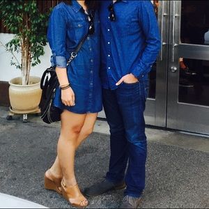 Chambray Dennis dress Forever 21