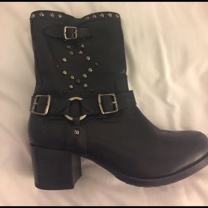 Black Frye Motorcycle Boots