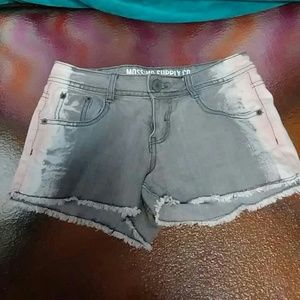 Pink and Grey Shorts