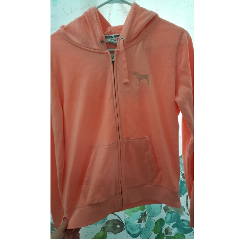 PINK zip up hoodie