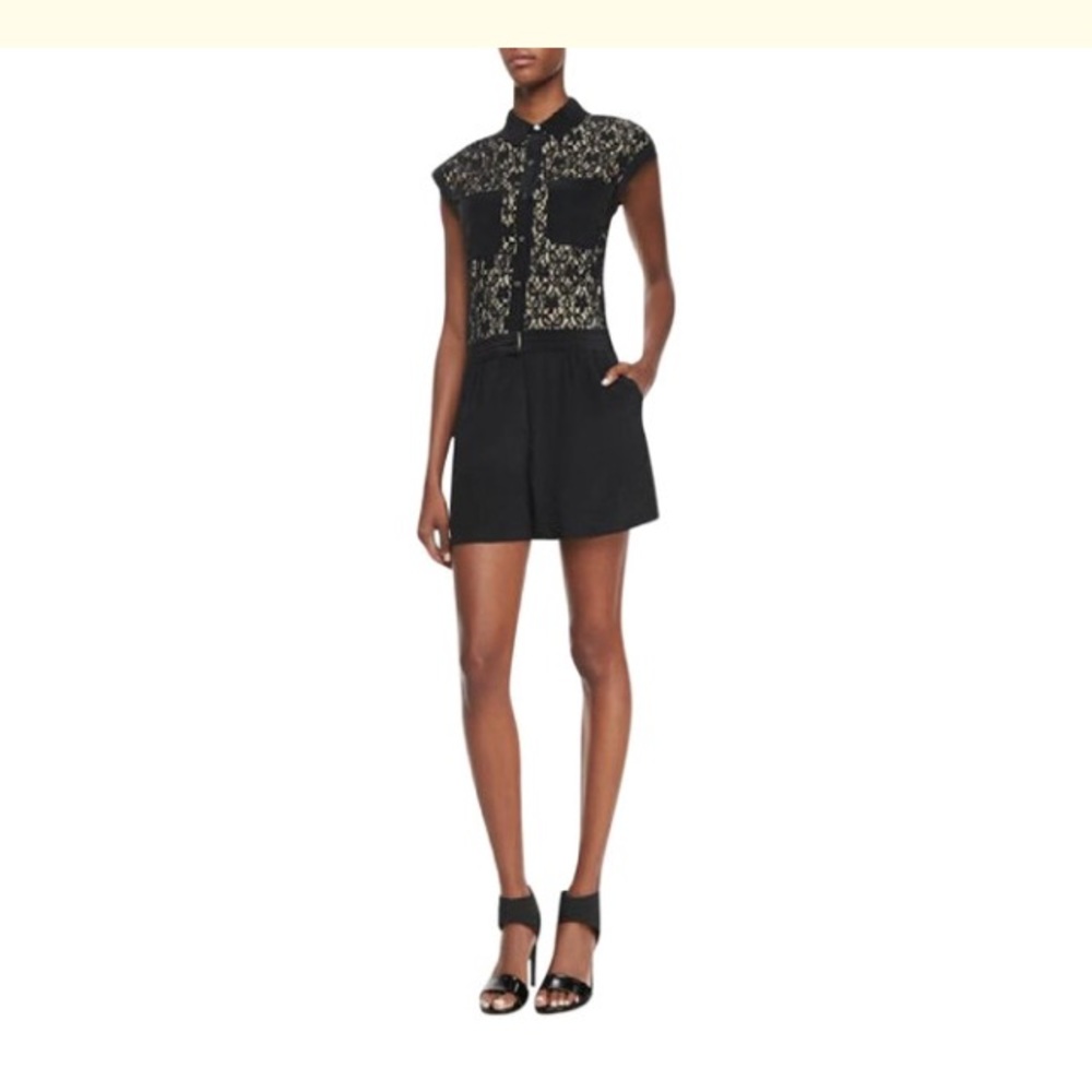 Marc by Marc Jacobs Black Lace-Top Jumpsuit NWT Size 4