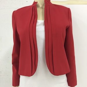 Vintage red blazer by Phillip Courtney - petite