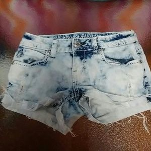 Acid Wash Short shorts