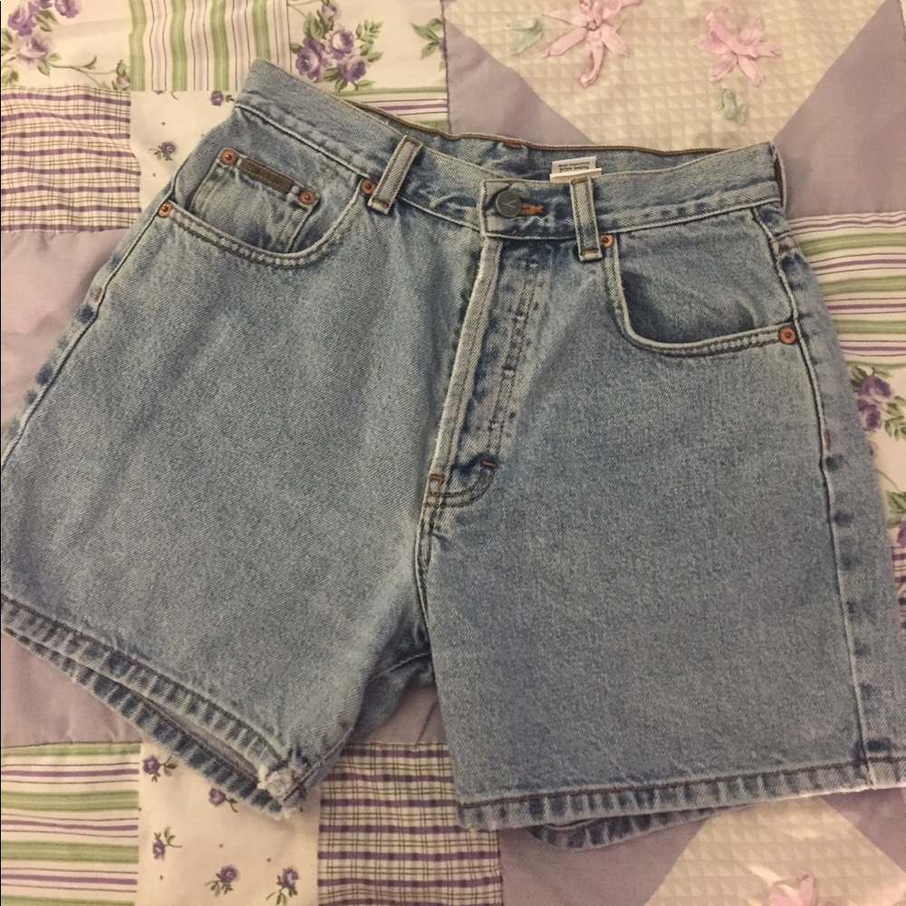High waisted vintage Calvin Klein shorts