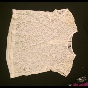Lacy crop top!