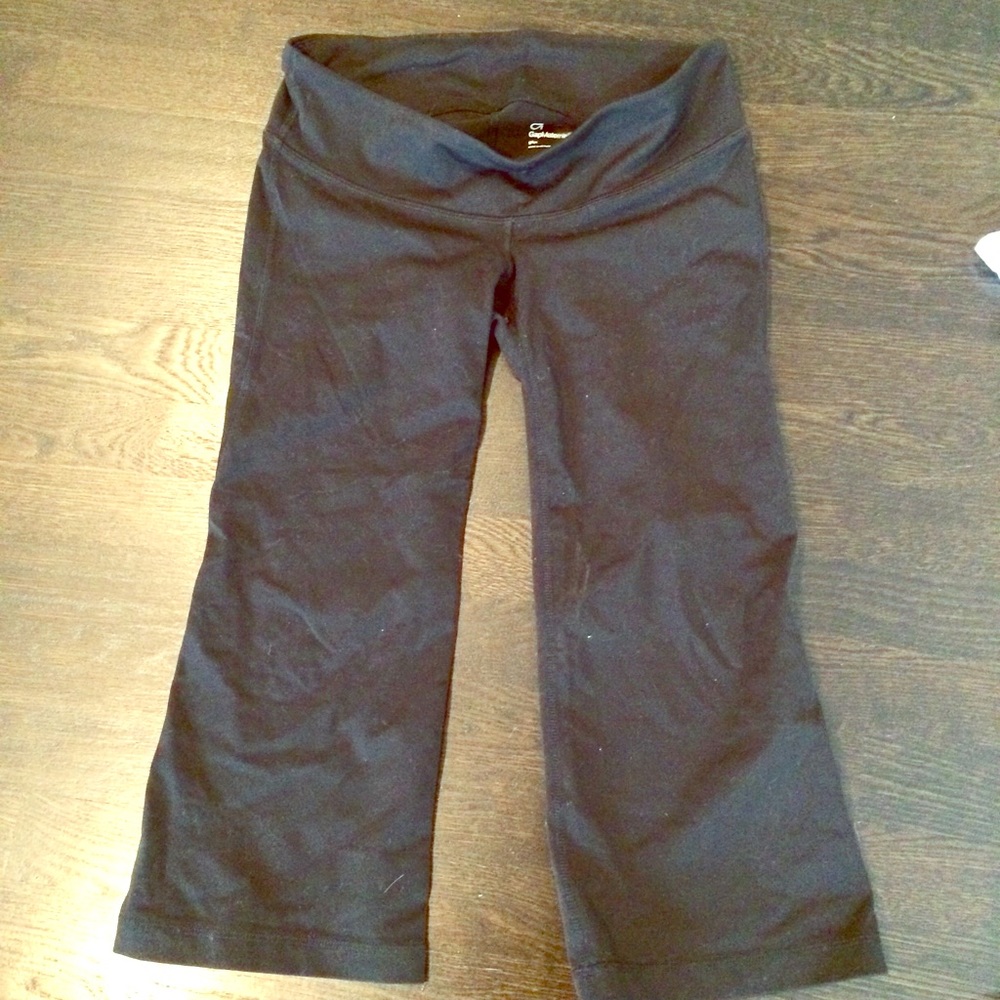 Gap maternity black workout pants