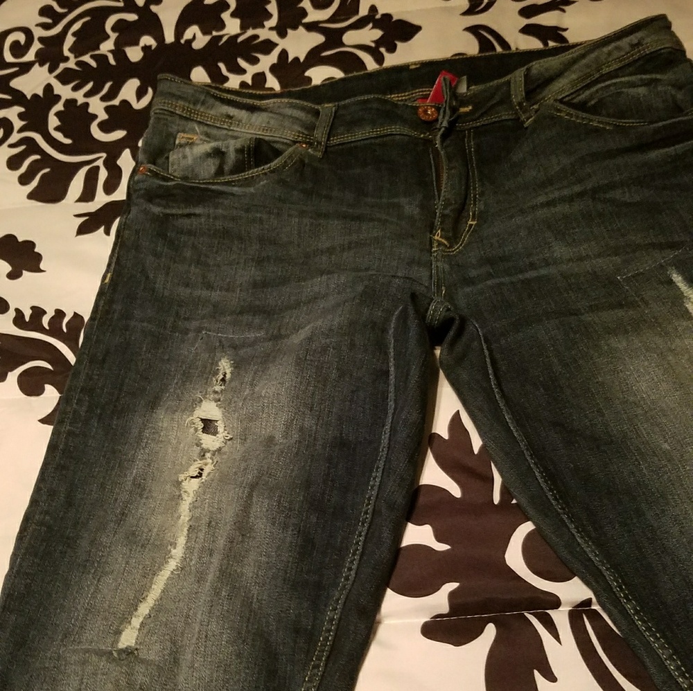 Destroyed Denim Jeans