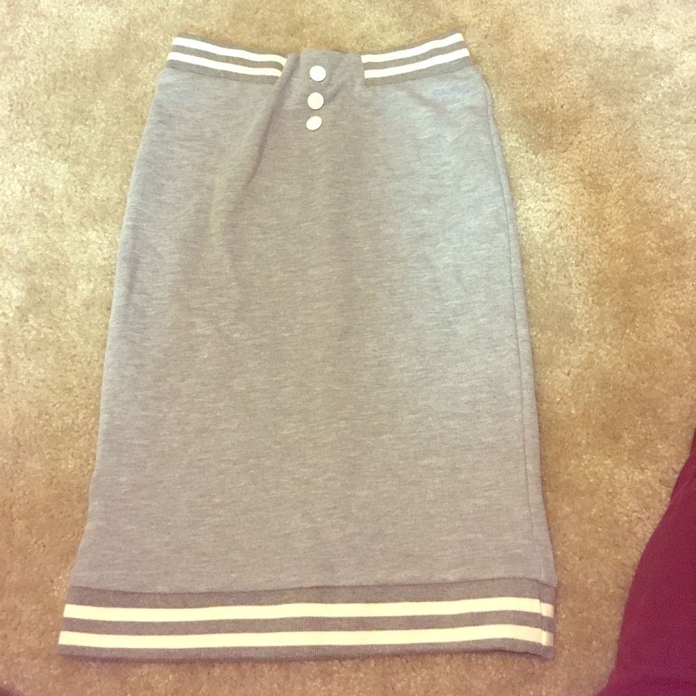 Grey varsity skirt size small!