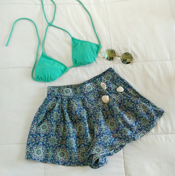 Iris Pants - ❄SALE Psychedelic Flowy Shorts With Pockets