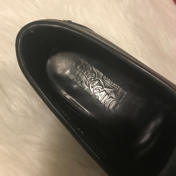 Authentic Ferragamo men\'s shoes. Size 10.5 D. $295
