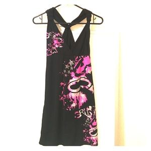 Black/Pink SRH dress