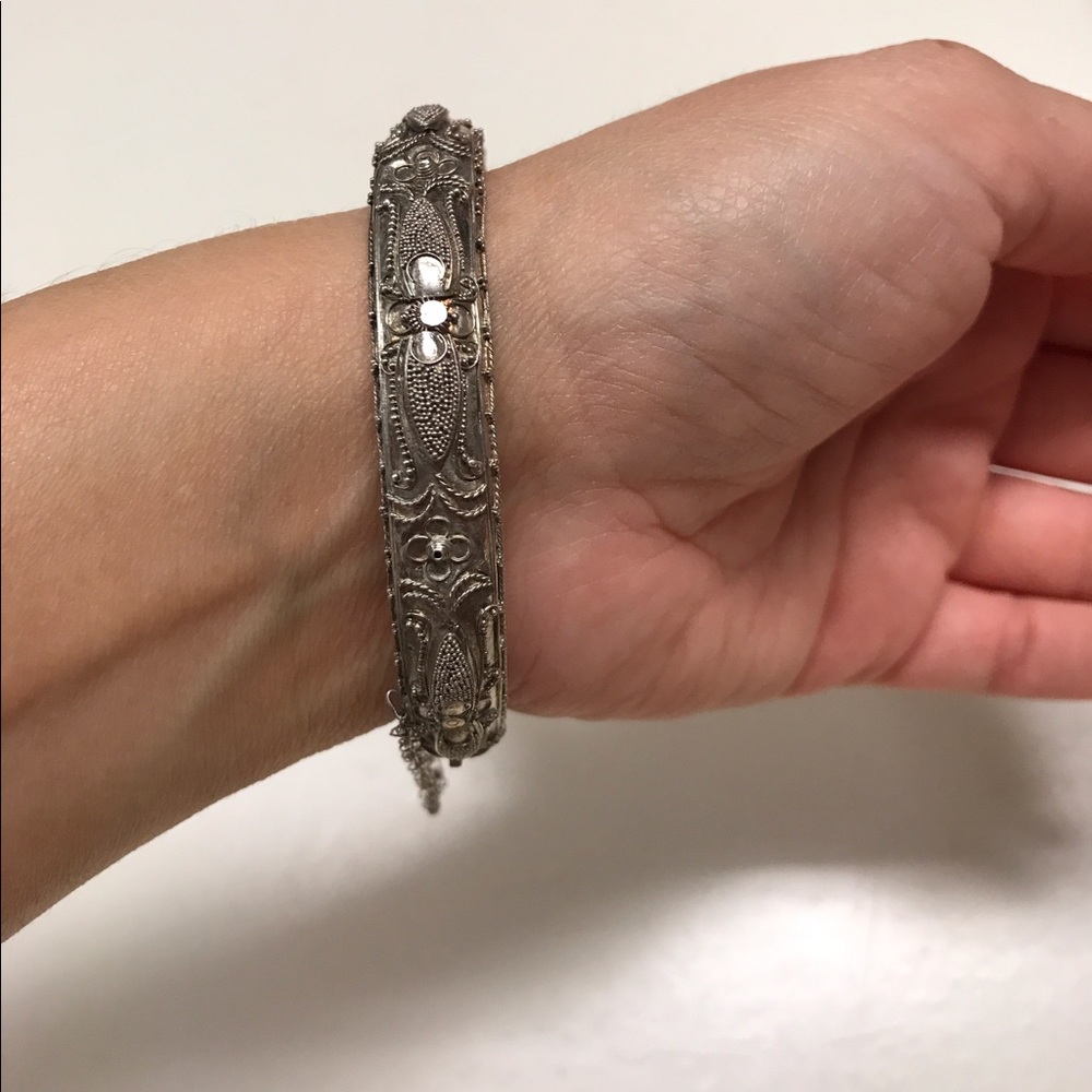 Antique Chinese silver Dragon bracelet - Picture 5 of 6