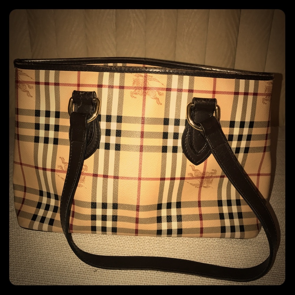 Authentic Burberry Haymarket Tote ❤️