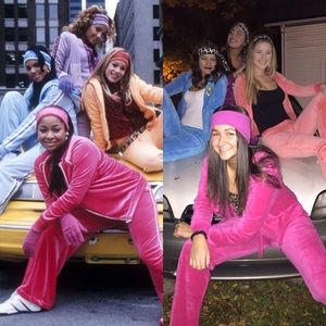 Pink Tracksuit (Top and Bottoms)