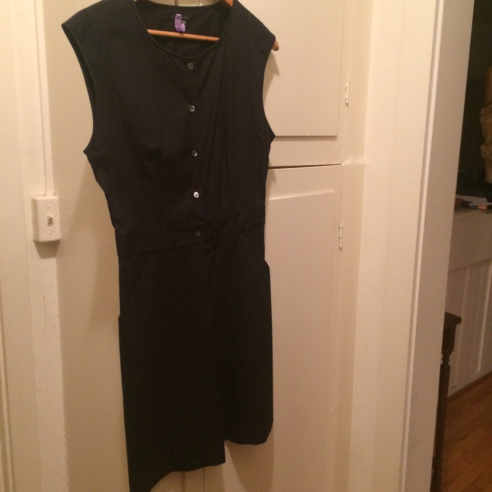 Theory sleeveless shirt dress. Size 6 cotton blend