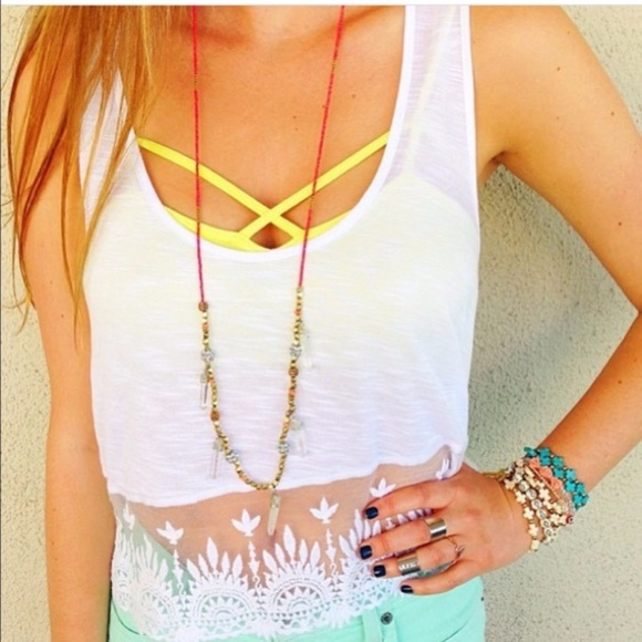 LF Lace Tank - Picture 3 of 4