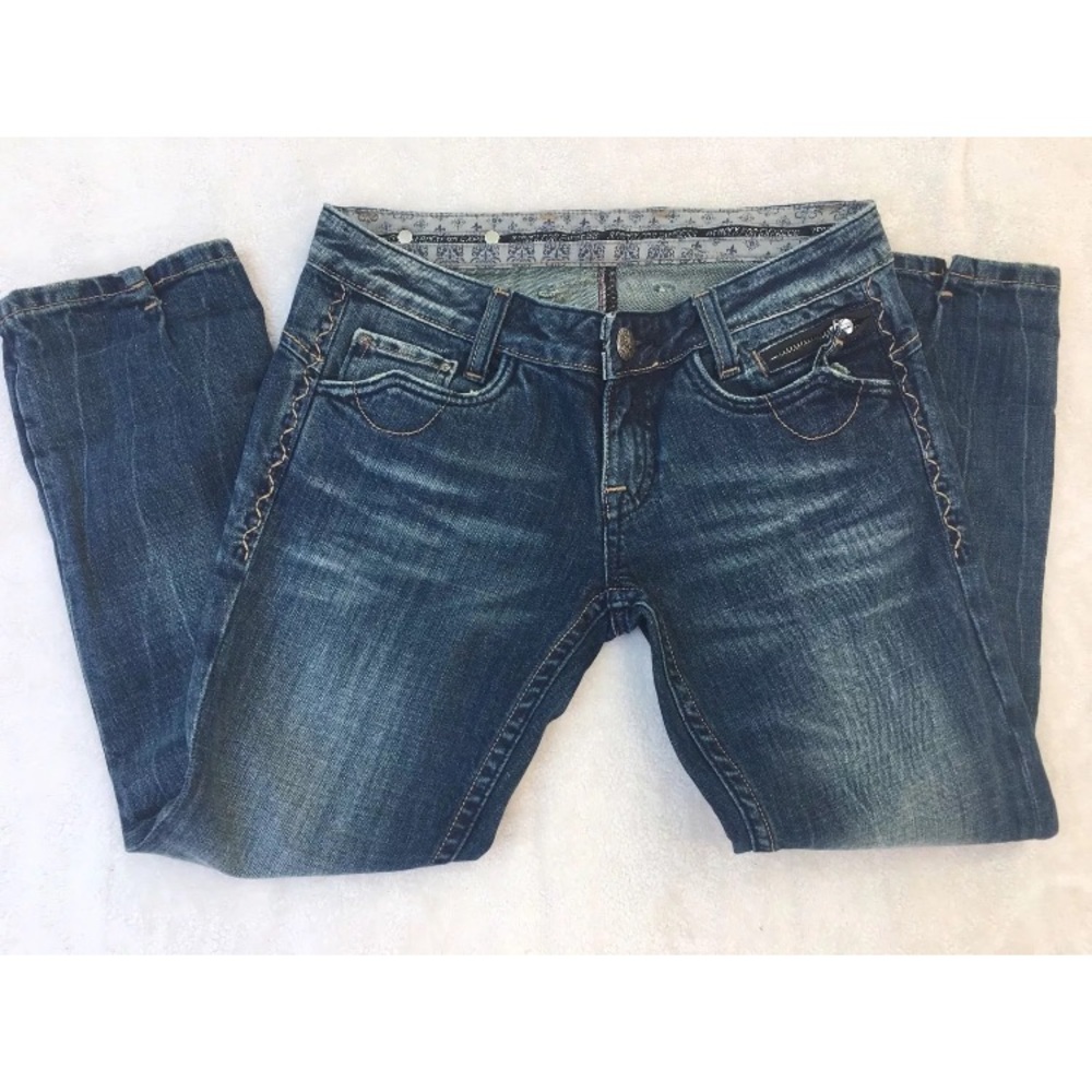 Rerock For Express Cropped Capri Jeans, Size 25